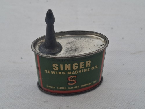 Antique singer oil - singer, can
