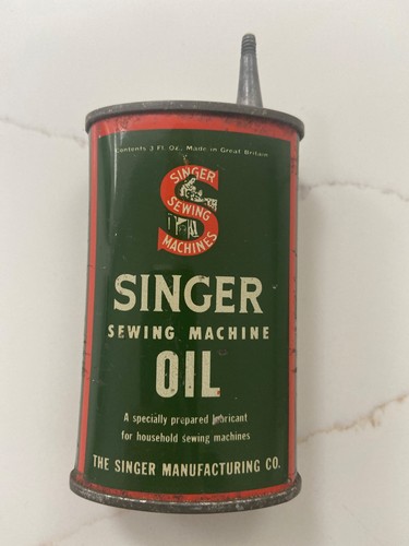 Singer sewing machine oil can - singer,